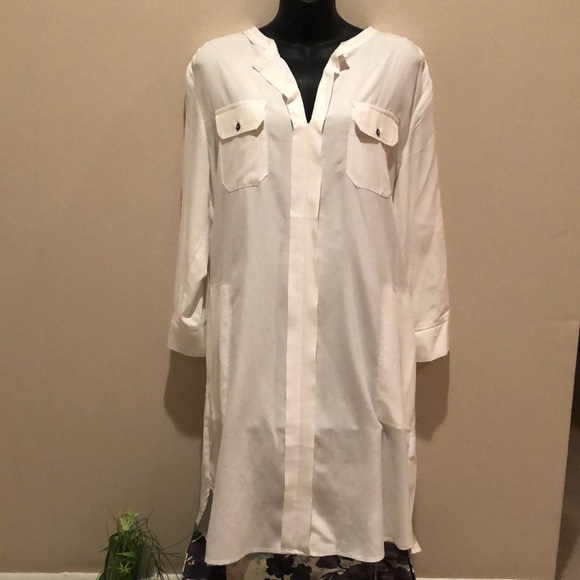 NIC+ZOE white dress-shirt - Picture 1 of 5